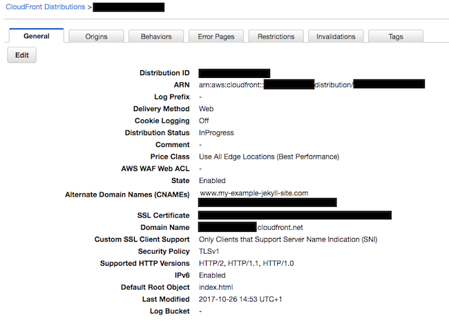 Distribution Settings